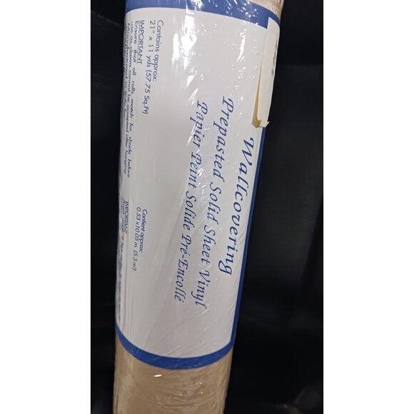 Seabrook Wallcovering Prepasted Solid Sheet Vinyl RD 4082 B 1 Made in Italy NEW - Picture 4 of 5